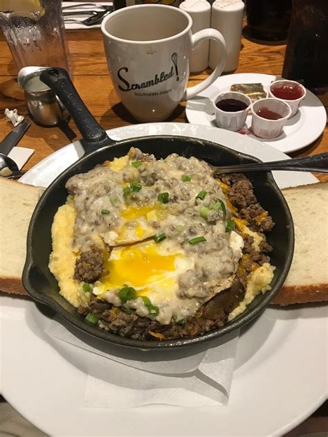 Scrambled greensboro - Omelet. 3 egg omelet with a choice of cheese: American, Cheddar, Swiss, Fresh Milk Mozzarella, Asiago or Pepperjack. Add Goat Cheese or Blue Cheese. Omelet Additions: roasted mushrooms, onions or caramelized onions, mixed peppers or tomatoes.